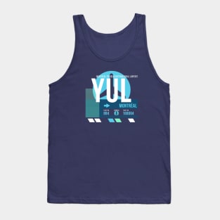 Montreal (YUL) Airport // Sunset Baggage Tag Tank Top